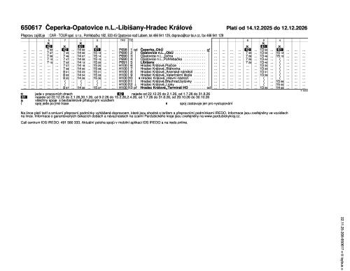 0650617 - Čeperka-Opatovice n.L.-Libišany-Hradec Králové