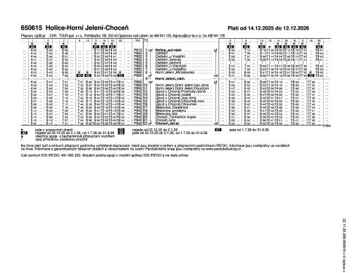 0650615 - Horní Jelení - Choceň